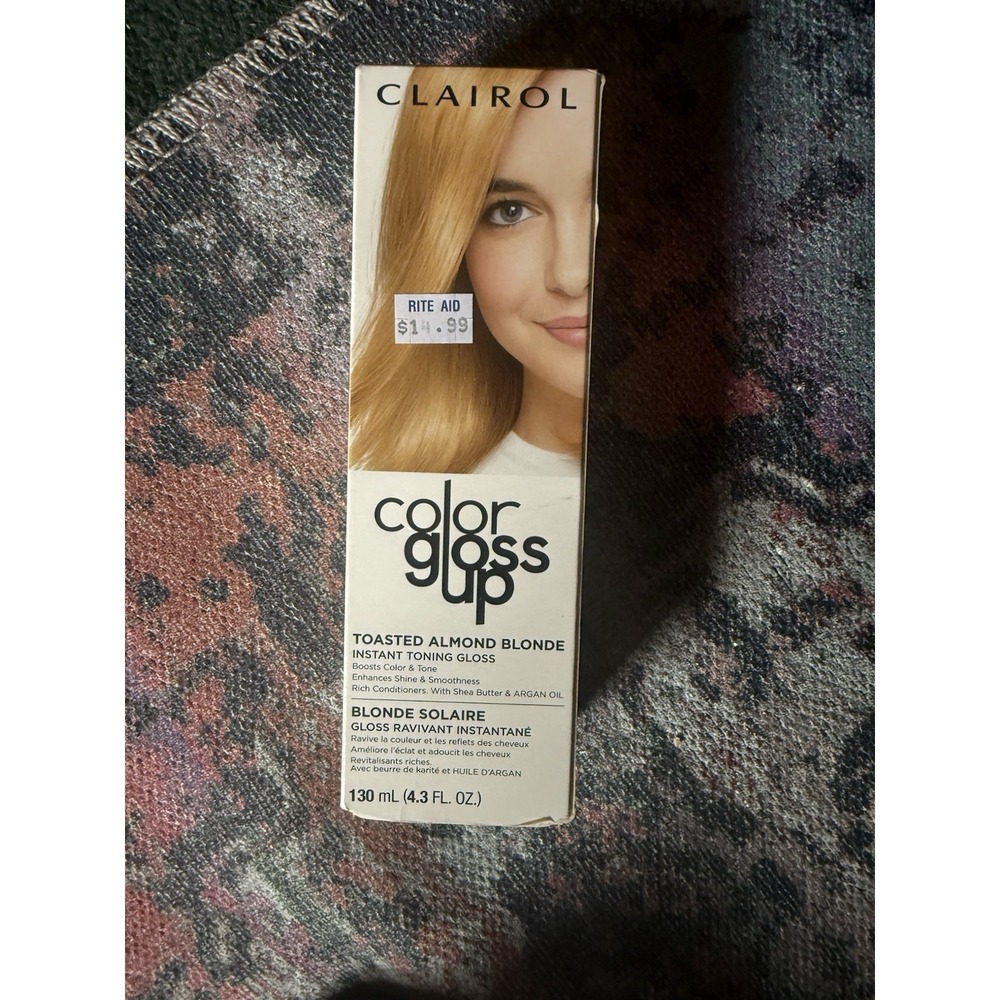 Clairol Color Gloss Up Toasted Almond Blonde Instant Toning Gloss 4.3 Oz
